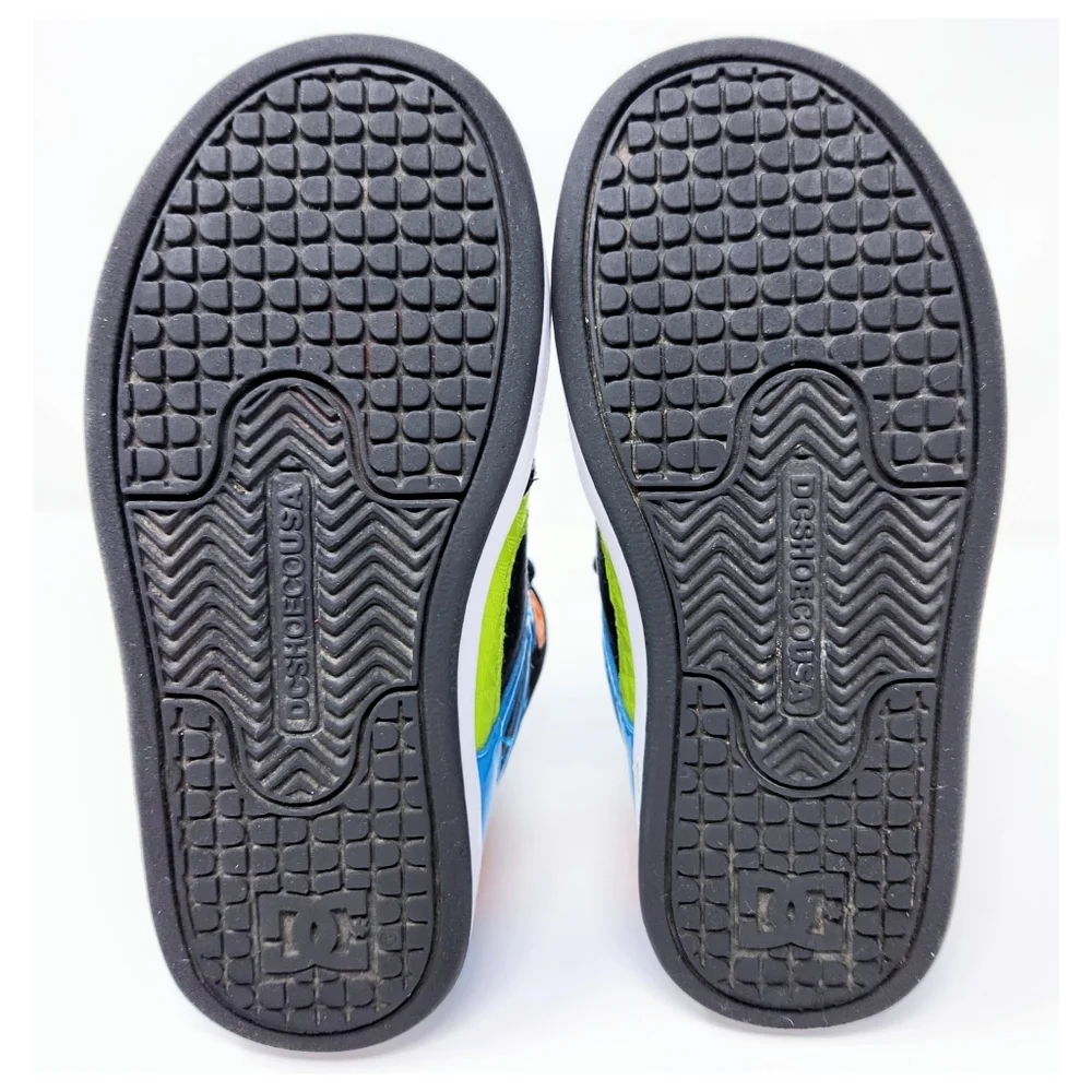 DC Youth's Rebound J skateboard sneakers Size 12 - Picture 7 of 8